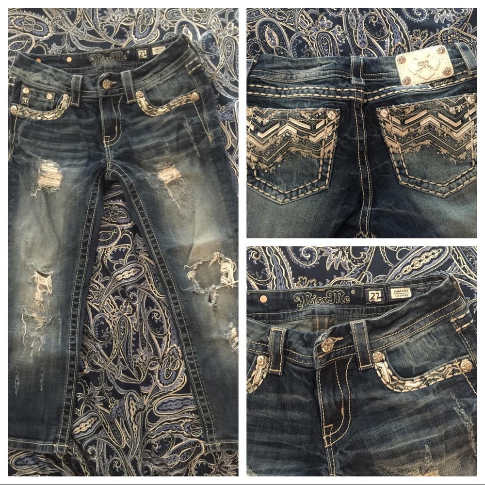 Miss Me Sz 27 Crop